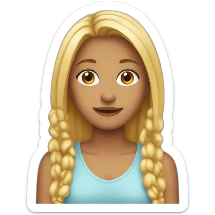 15 year old girl sticker