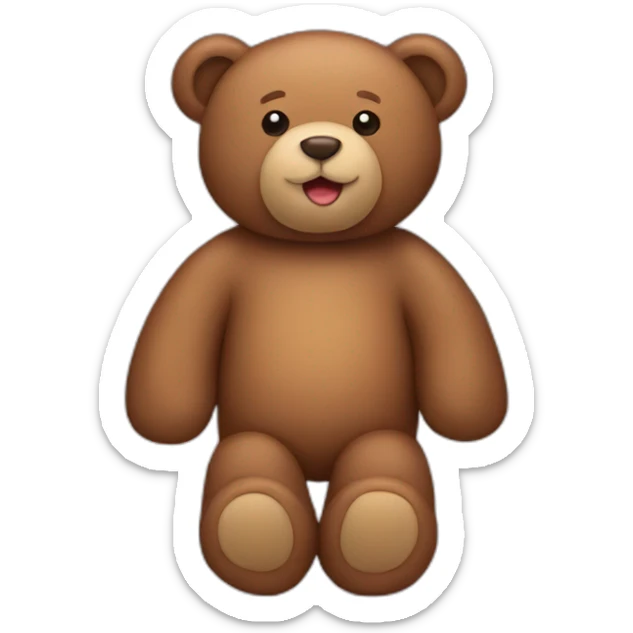 teddy bear sticker