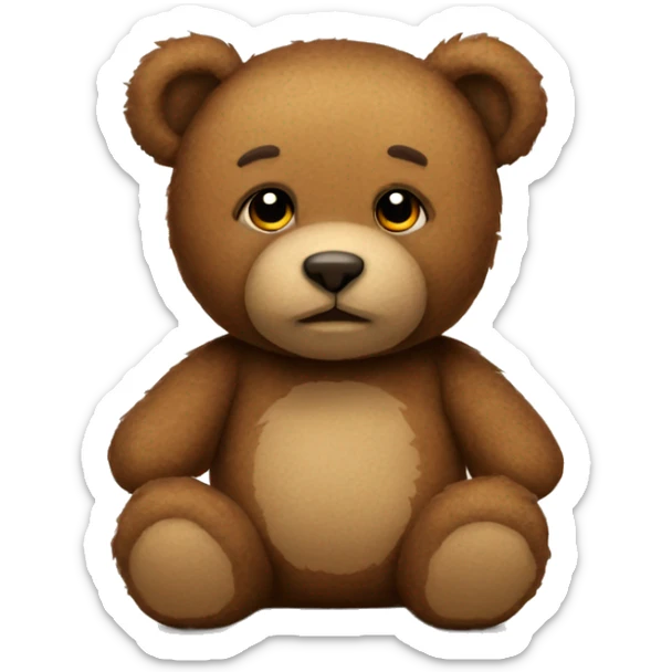 Teddy bear sticker