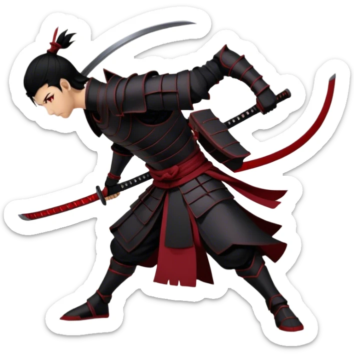 Shadow Samurai sticker