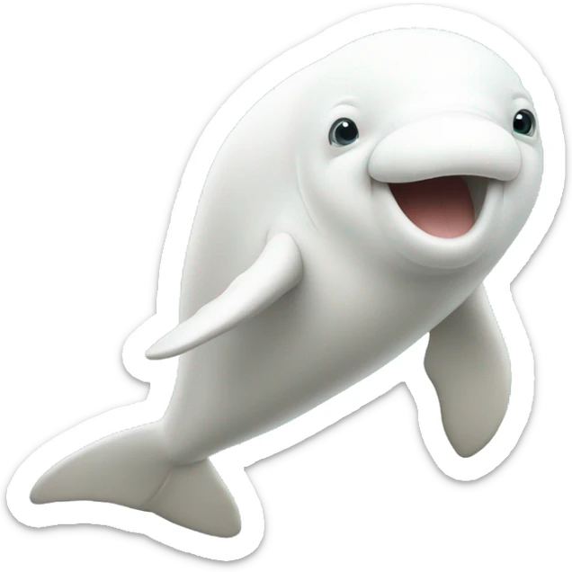 Beluga sticker