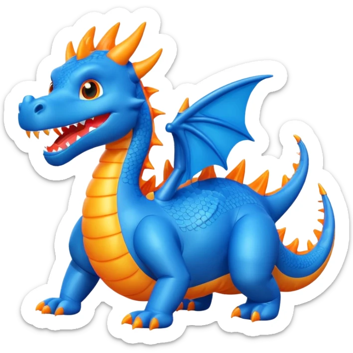 Hazme una mascota para una empresa de festejps, de inflables, se llama date aventura sticker