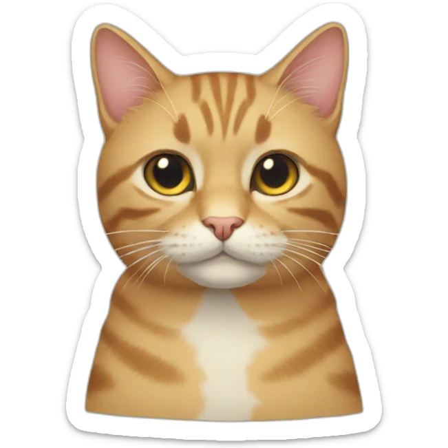 Cat cat sticker