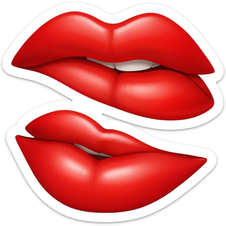 Kiss sticker