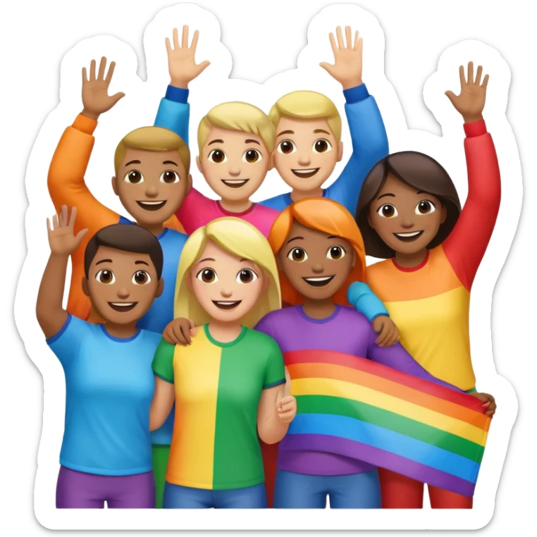 The world is immunity with every person that looks gay sticker