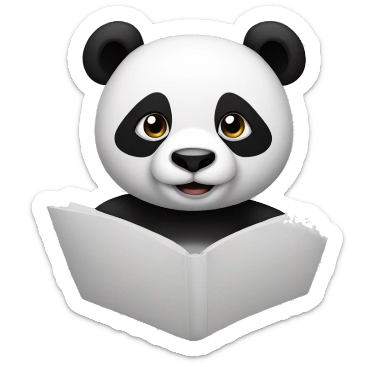Panda sticker