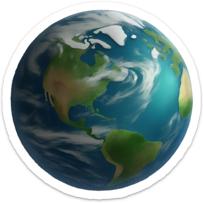 Earth sticker