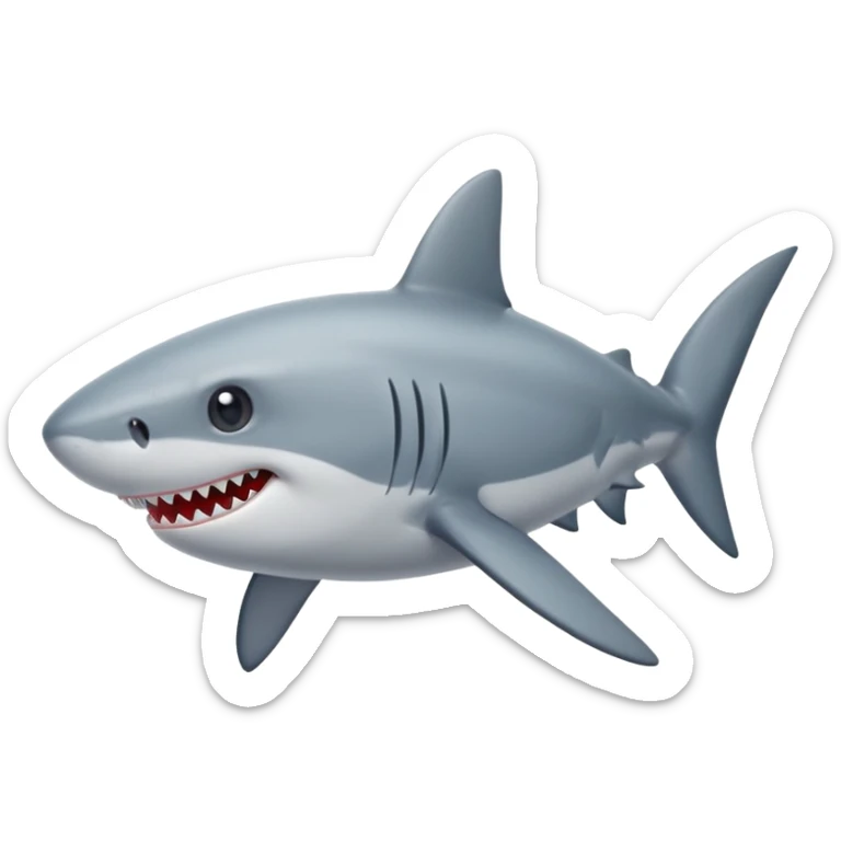 Small shark 🦈 sticker