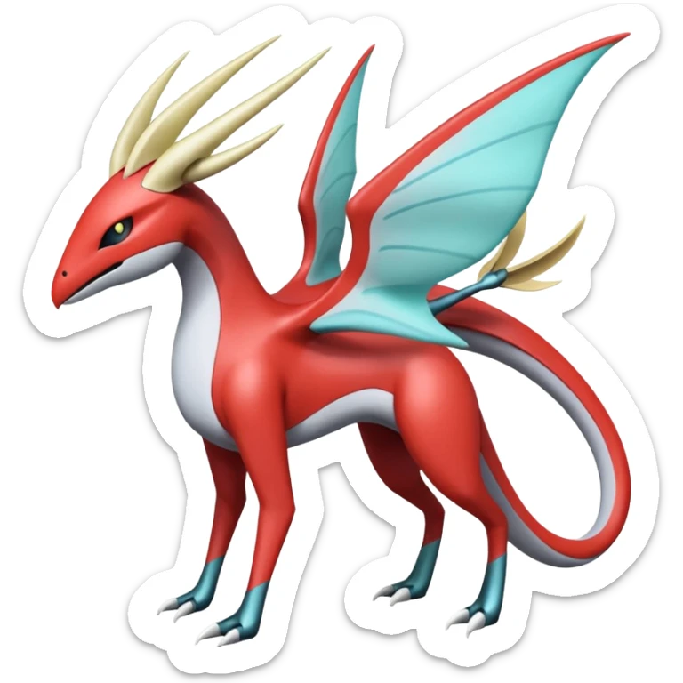 Latias-Darkrai-Deoxys-Giratina-Palkia-Meloetta-fusion-animal-Pokémon-hybrid-creature  sticker