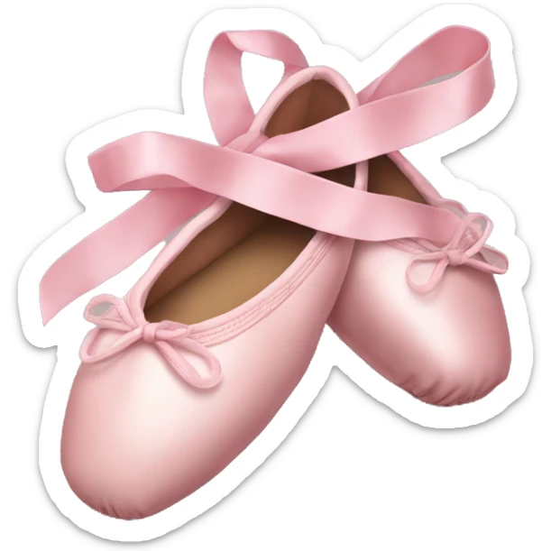 ballet shoes sticker