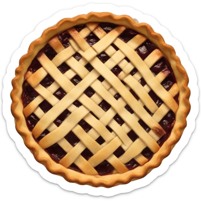 Pie sticker