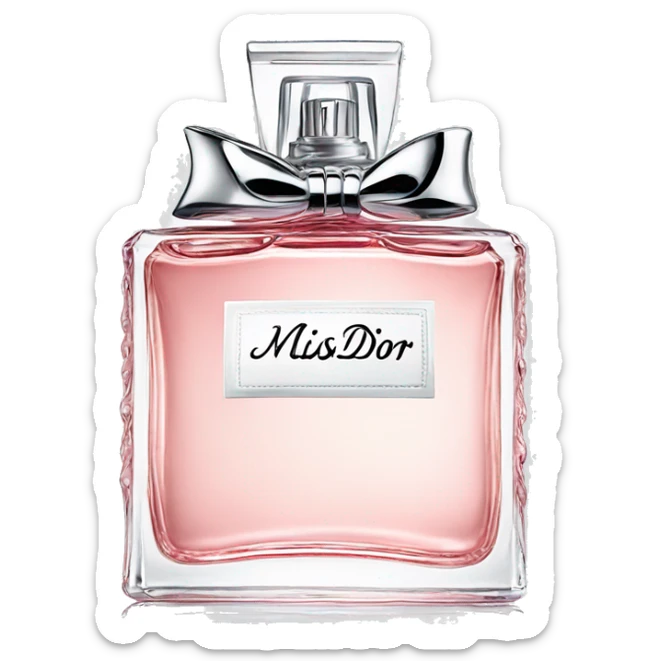 Miss dior perfume sticker