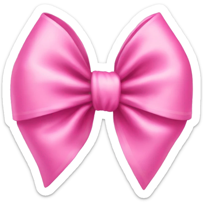 Pink bow  sticker