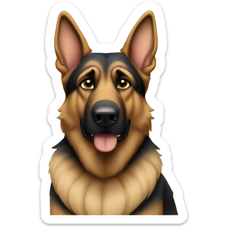 German shepherd  sticker