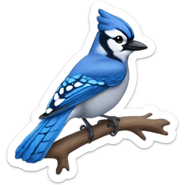 Blue jay sticker