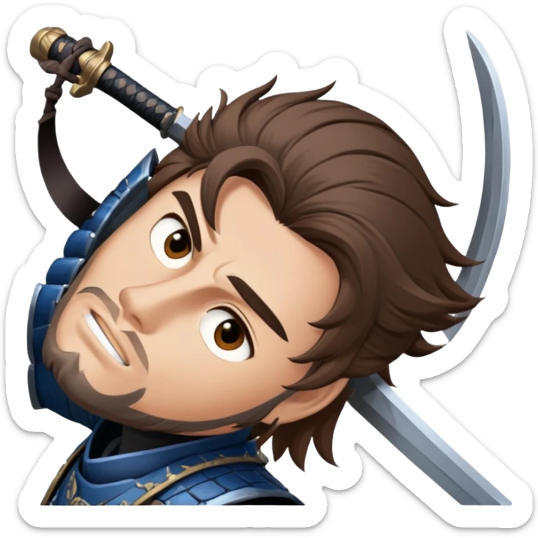 Samurai Defender sticker