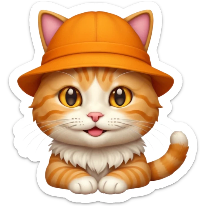 fais moi des emoji basés sur des jeux de mots associés au mot : « chat » sticker