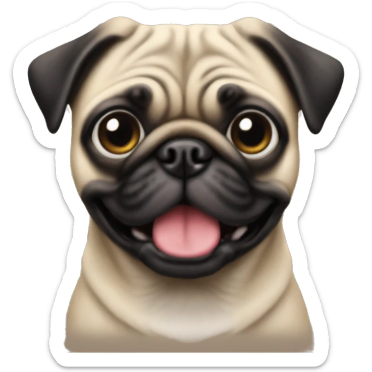 Pug sticker