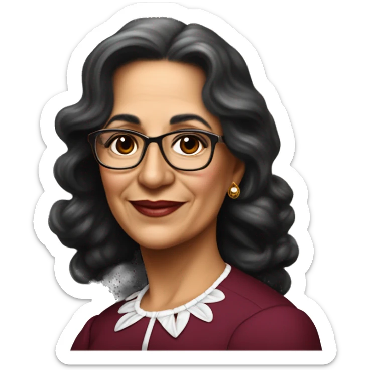 Julia Constancia de Burgos García was a Puerto Rican poet. As an advocate of Puerto Rican independence, she served as Secretary General of the Daughters of Freedom, the women's branch of the Puerto Rican Nationalist Party. burgundy  sticker