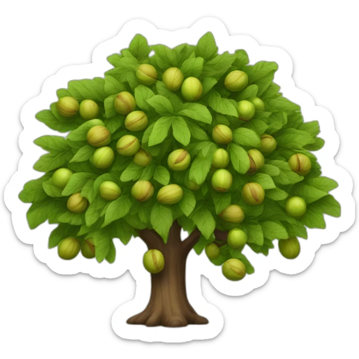 walnut tree sticker