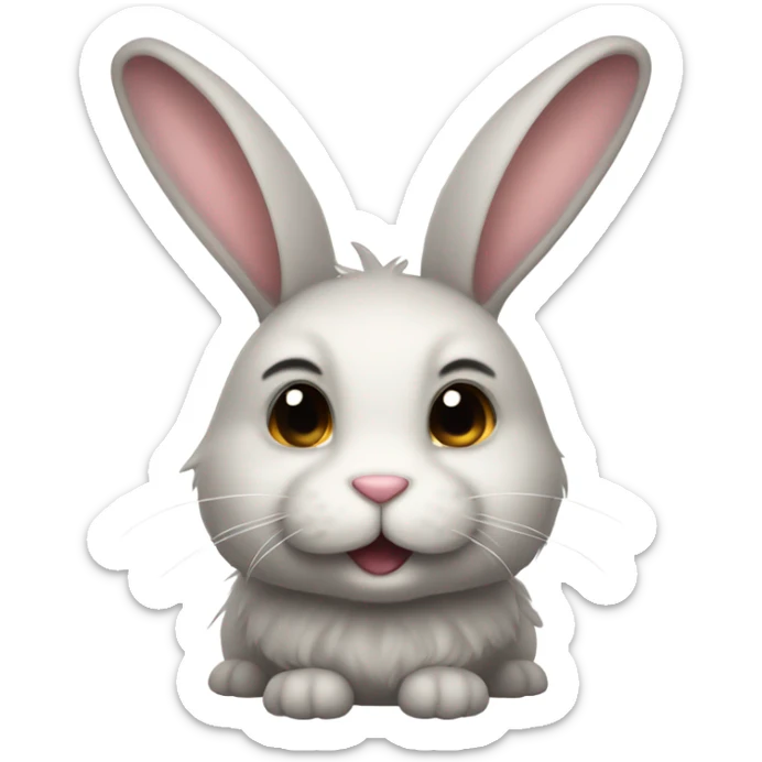 Bunny sticker