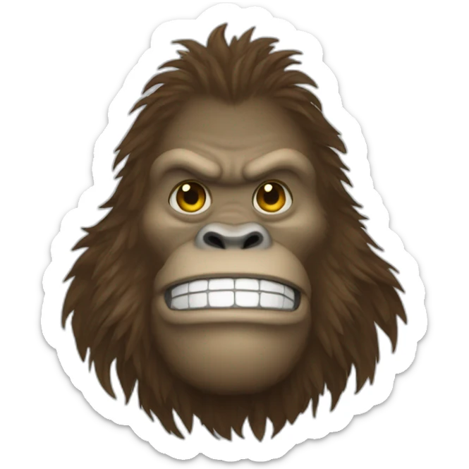 Bigfoot sticker