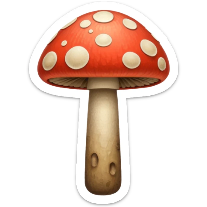 mushroom sticker