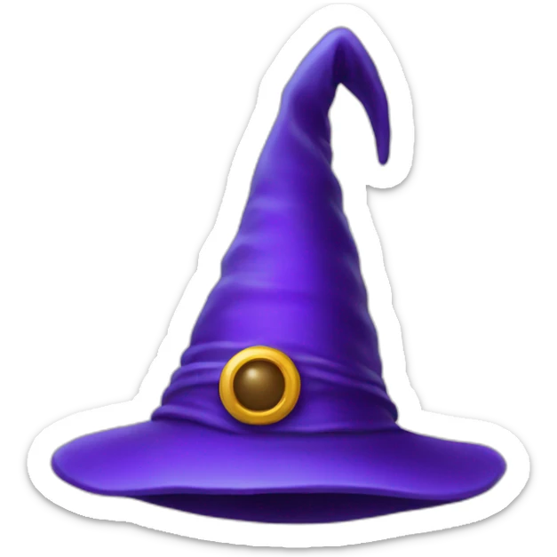 wizard hat sticker