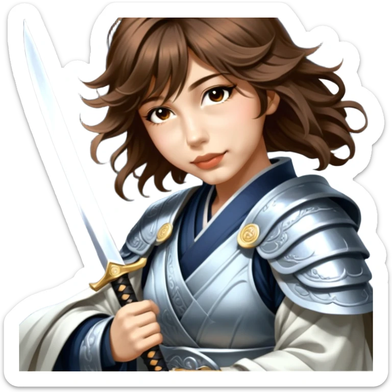 Moonlit Samurai sticker