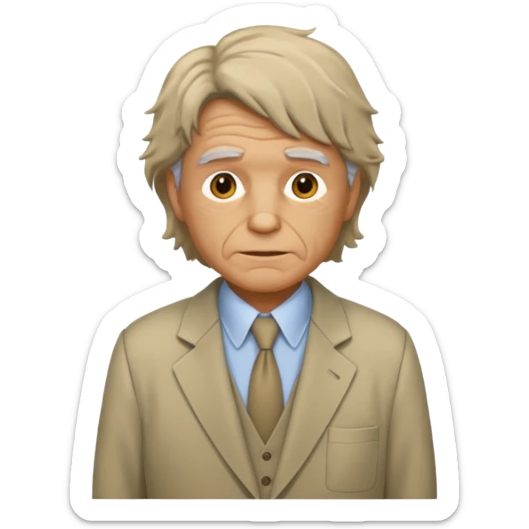 He was a straight-up goon. He was, like, baggy suit, his shirt was all wrinkly, his hair wasn’t combed. sticker