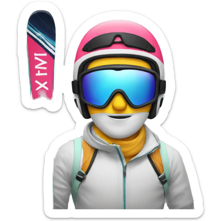 ski sticker