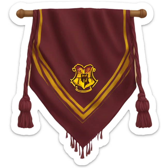 Hogwarts scarf sticker