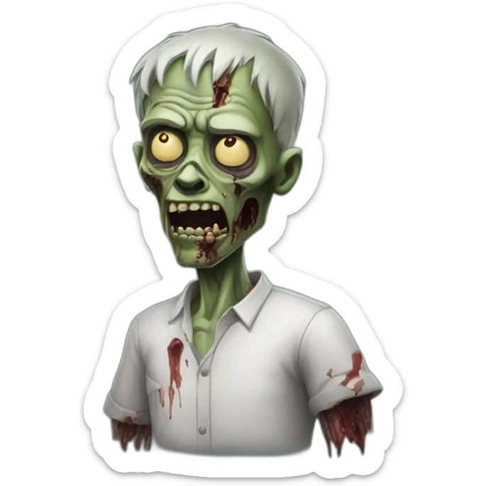 Zombie sticker