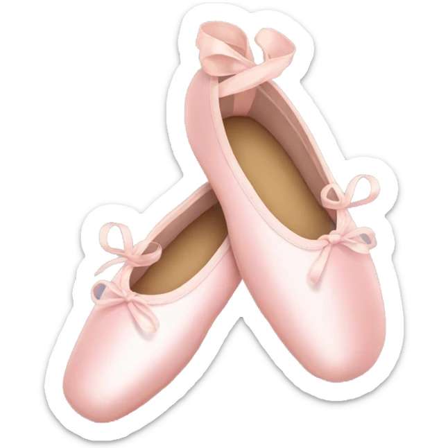ballet shoes sticker