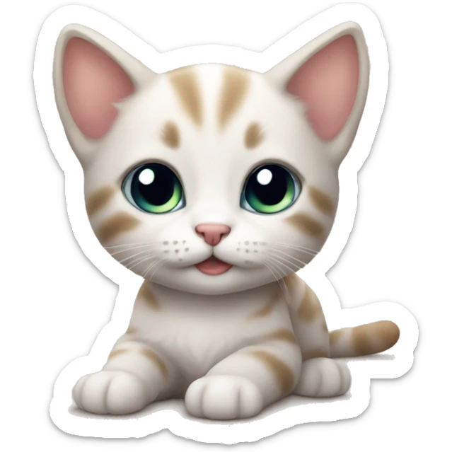 cute kitten sticker