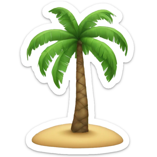 palm tree sticker