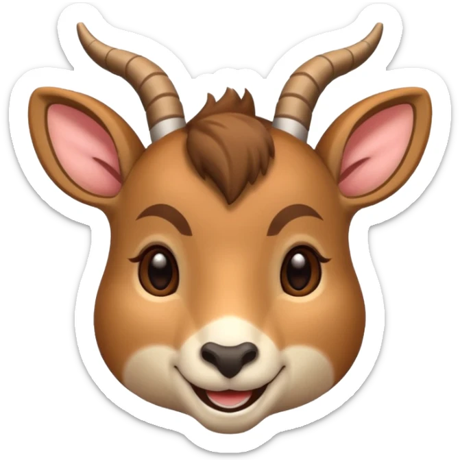 antílope feliz sticker