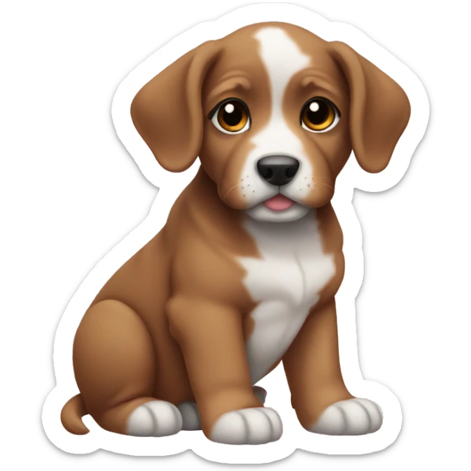Puppy sticker