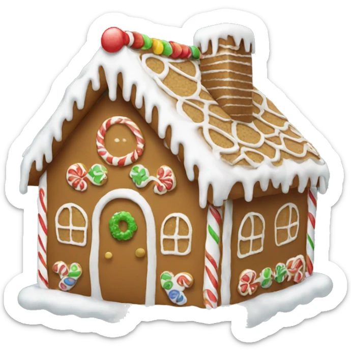 gingerbread house sticker