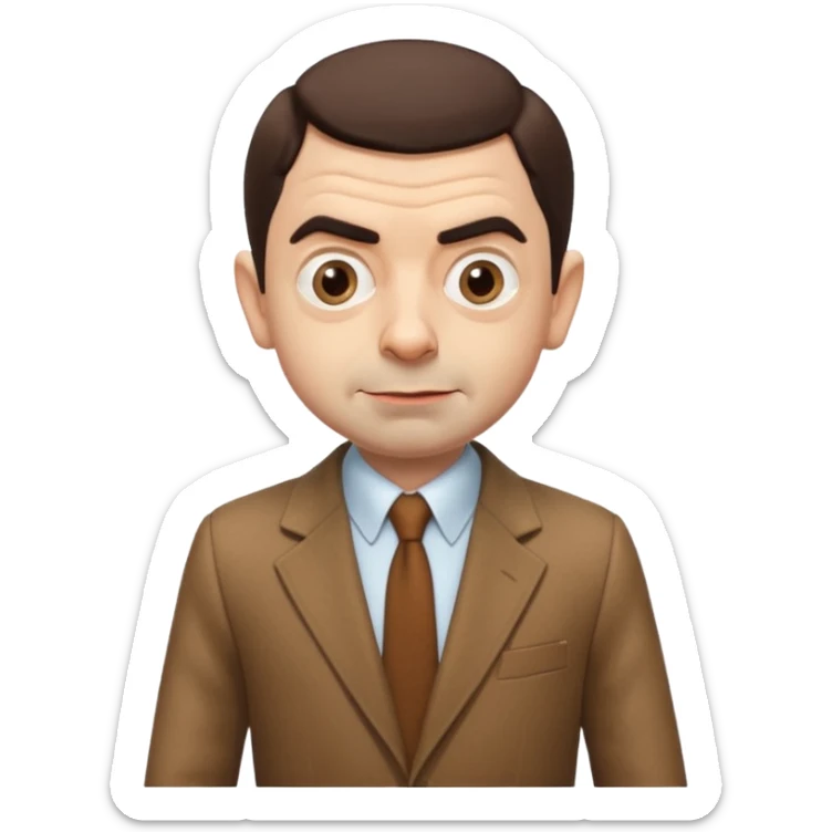 Mr Bean sticker