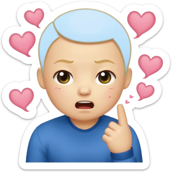 FOURTH NATTAWAT in a blonde bald hair
Convert the image into a set of chibi stickers (4x4 grid) outfit similar to this one including expressions of laughing being
angry,
crying, sulking, thinking, being sleepy, blowing kiss,winking, being suprised
 sticker