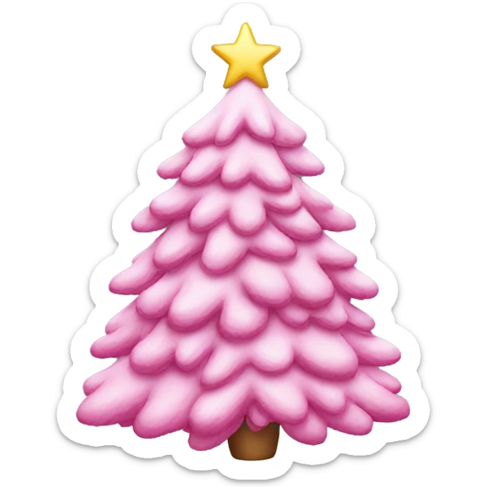  Pink Christmas  sticker