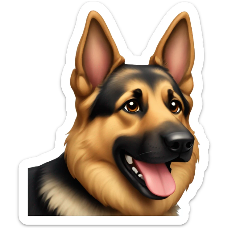 German Shepard  sticker