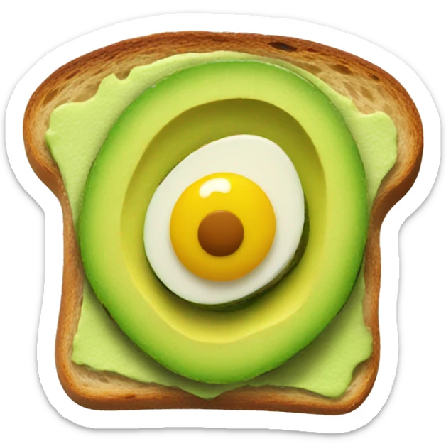 Avocado toast  sticker