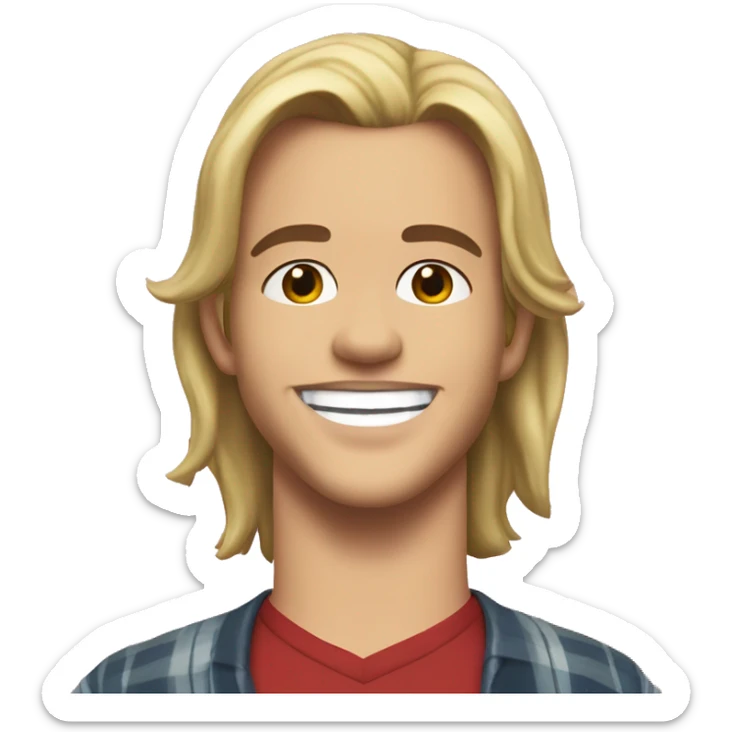 actor johnny simmons in the movie jennifers body smiling sticker