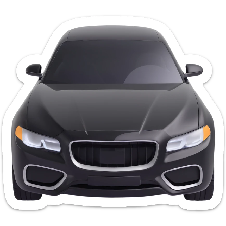 modern and clean glossy black car with a light gray or transparent curved film floating partially above and partially attached to the car, film has a subtle reflective edge, part of the film is still unrolled sticker