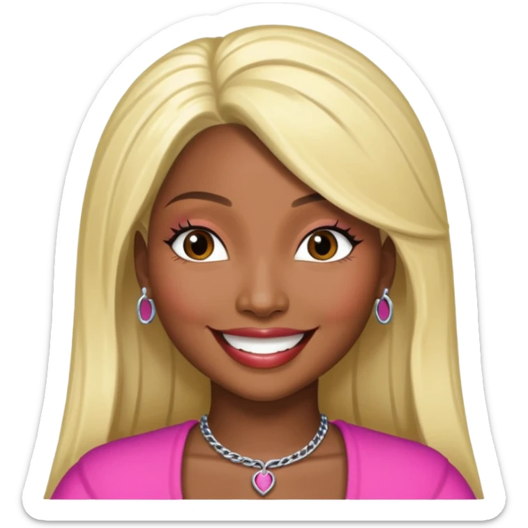 Nicki minaj smiling sticker