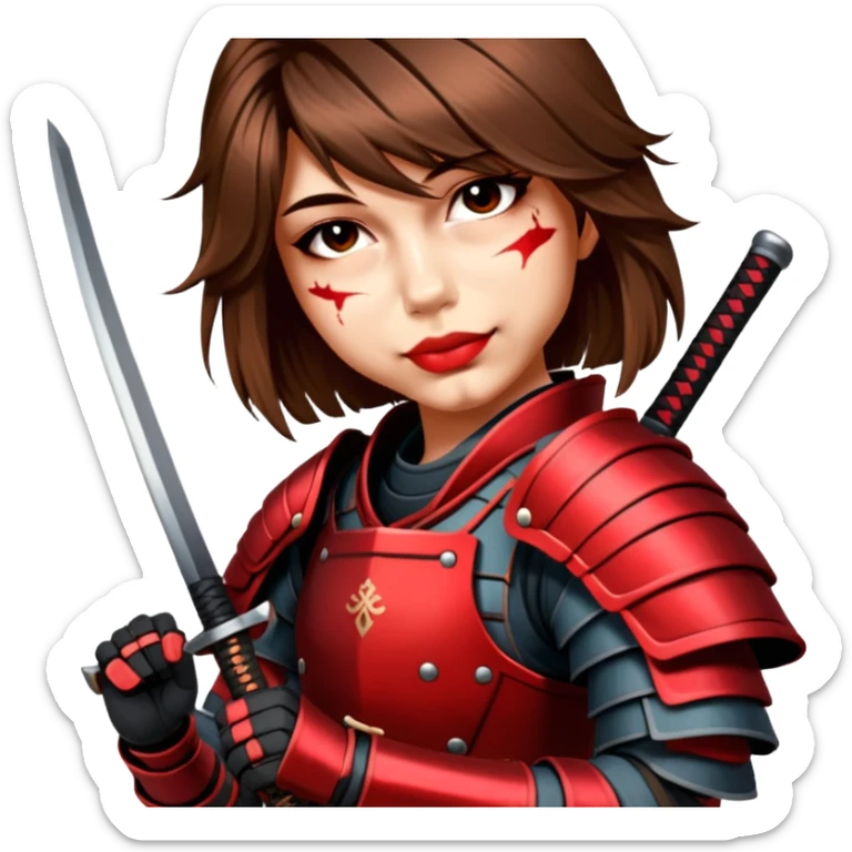 Battle-Ready Samurai sticker