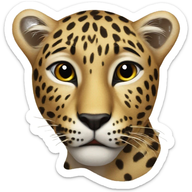 Leopard sticker