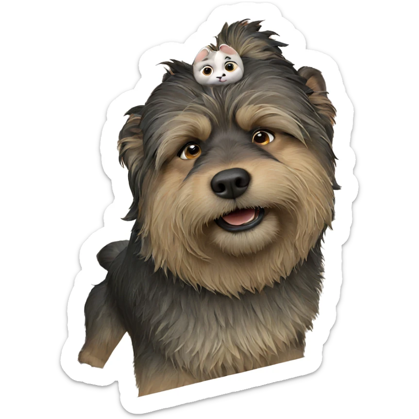 quiet moments with animals sticker